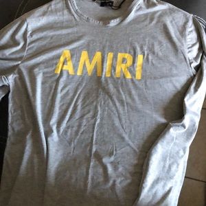 Amiri long sleeve tee shirt
